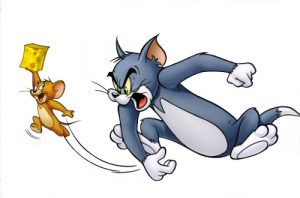 Jerry escapes death, but is it cost-free?  (Image from tomandjerryonline.com)