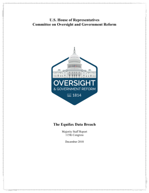 Cover of House Oversight Committee report