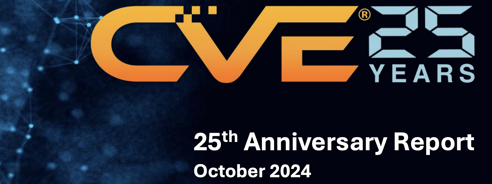 The CVE at 25 logo