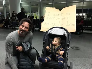 Sergey Brin and baby