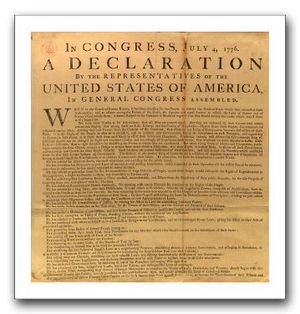 The Declaration of Independence of the United States of America