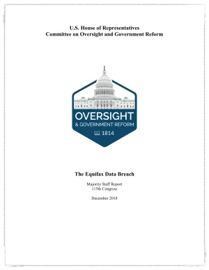 Cover of House Oversight Committee report