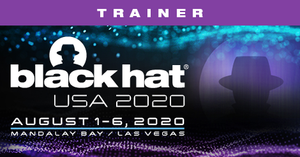 Trainer at blackhat 2020