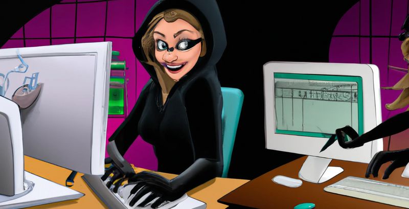 A Disney princess hacking