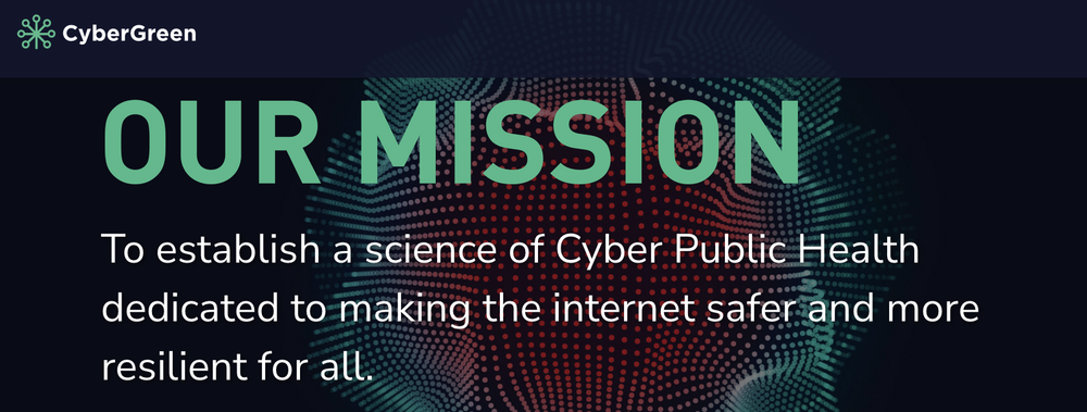 Cybergreen's mission to establish a science of cybersecurity public health