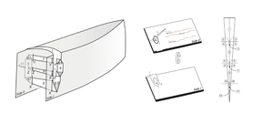 Schematic of a letter lock