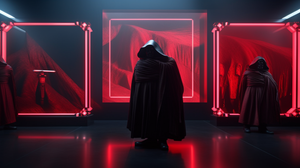 An AI-drawn sith with ... frames