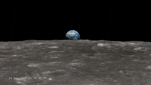 The first Earthrise capture