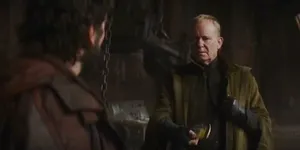 A shot of Luthen and Cassian Andor