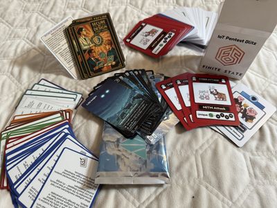 Secure By Design Story cards, Magic cards from Cribl, and Pentest
Blitz