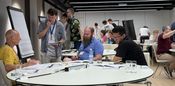 A group of learners in Adam Shostack's Threat Modeling Intensive