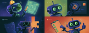Image of robots acting out the Four Question Framework
